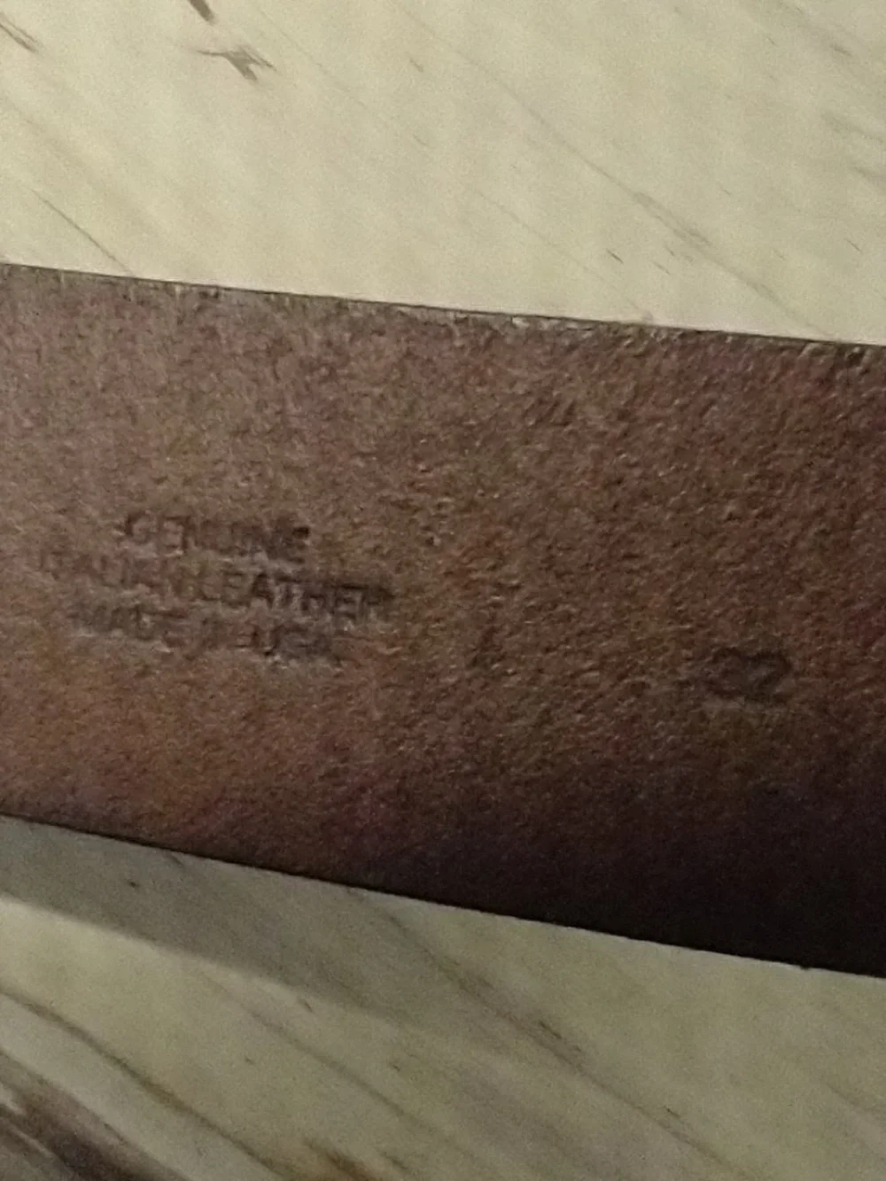 Pellemelle Leather Belt for Buckle